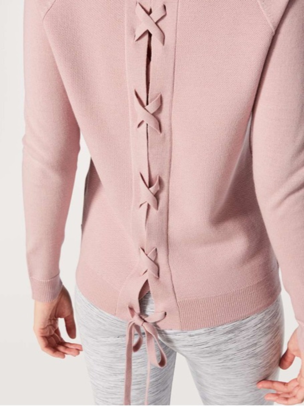 lululemon athletica Tied To You Sweater - Misty Pink